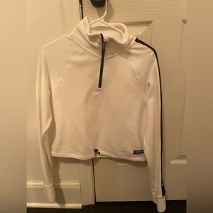 Women’s Calvin Klein Performance Cropped half zip sweater